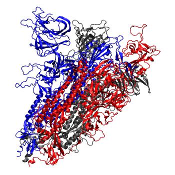 Structure preview of Spike mutation A222V; cryo-em double