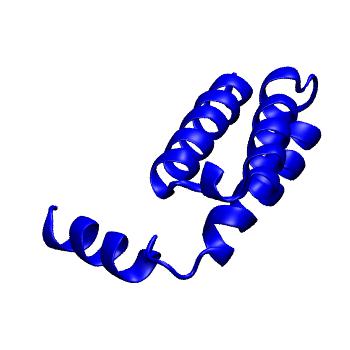 Structure preview of Folding@home simulations of nsp7