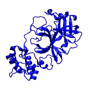 Structure preview of Folding@home molecular dynamics simulations of Diamond Light Source / XChem X-ray structures of small molecule inhibitors of the SARS-CoV-2 main protease from the COVID Moonshot; project 13433, run 244
