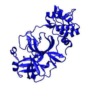 Structure preview of Folding@home molecular dynamics simulations of Diamond Light Source / XChem X-ray structures of small molecule inhibitors of the SARS-CoV-2 main protease from the COVID Moonshot; project 13432, run 322